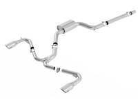 Borla 140750SB Borla 15-17 Volkswagen GTI (MK7) 2.0T AT/MT SS S-Type Catback Exhaust w/Stainless Brushed Tips - Fits 2015-2017 Volkswagen GTI