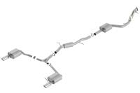 Borla 140759 Borla 17-19 A4 Quattro Avant/Allroad 2.0L i4 AT/MT Awd 4DR S-Type Catback - Fits 2017-2019 Audi A4 allroad