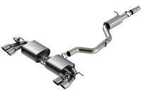 Borla 140831SB Borla 18-19 VW Golf R MK7.5 2.0L S-Type CatBack Exhaust w/ Resonator - Fits 2018-2019 Volkswagen Golf R