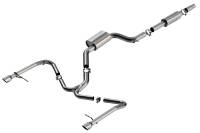 Borla 140850SB Borla 19-21 VW GLI 2.0L S-Type 3.5in x 5.5in Tip Cat-Back Exhaust - Fits 2019-2021 Volkswagen Jetta