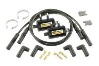 BDDP 140403K - 3.0 Ohms Res - Black; Ignition Coil Kit - Universal Super Coil - 4-Cylinder Inductive