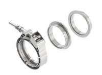 Borla 18007 Borla Universal 2.25in Stainless Steel 3pc V-Band Clamp w/ Male and Female Flanges