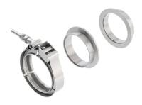 Borla 18008 Borla Universal 2.5in Stainless Steel 3pc V-Band Clamp w/ Male and Female Flanges