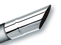 Borla 20106 Borla Universal Polished Tip Single Round Angle-Cut (inlet 2 1/4in. Outlet 2 1/4in)