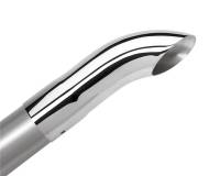 Borla - Borla 20109 Borla Universal Polished Tip Single Round Turndown/Turnout (inlet 2 1/4in. Outlet 2 1/4in) - Image 3
