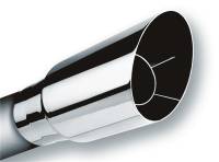 Borla 20120 Borla Universal Polished Tip Single Round Angle-Cut (inlet 2 1/2in. Outlet 3 1/2in) *NO Returns*
