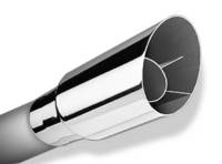 Borla 20122 Borla Universal Polished Tip Single Round Angle-Cut (inlet 3in. Outlet 3 1/2in) *NO Returns*