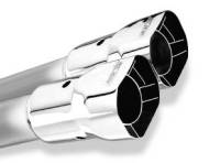 Borla - Borla 20154 Borla Universal Polished Tip Single Round Rolled Angle-Cut w/Clamp - Image 3