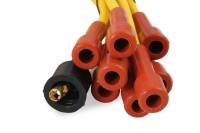 ACCEL - BDDP 3008 Spark Plug Wire Set- 7mm-Super Stock-Copper Core-Universal Straight Boots-Yellow - Image 4
