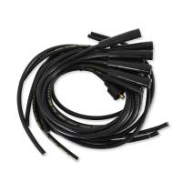 BDDP 5040K Spark Plug Wire Set - 8mm - Universal - Black Wire with Black Straight Boots