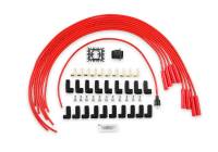 BDDP 5040R Spark Plug Wire Set - 8mm - Universal - Red Wire with Red Straight Boots