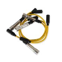 BDDP 5151 ACCEL Spark Plug Wire Set - Super Stock 7mm - Yellow - Fits select 1974-2012 Volkswagen models