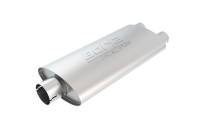 Borla - Borla 400486 Borla Universal Center/Dual Oval 3in In/2.25in Out 19in x 4in x 9.5in Notched PRO-XS Muffler - Image 3
