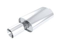 Borla 40060 Borla Boomer Blow Torch Muffler Oval 2-1/4in x 4in Side Round Out