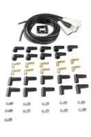 BDDP 9000C Spark Plug Wire Set - Universal - 180 Deg White Ceramic Boots - Fits 1967-1968 Mercedes-Benz 600