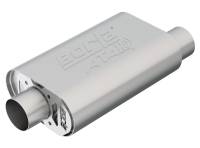 Borla 400844 Borla CrateMuffler SBC Hot 350/383 3 inch Offset/Center 14in x 4.35in x 9in Oval Muffler