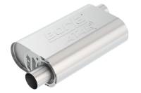 Borla 400847 Borla CrateMuffler Stock SBC 283/327/350 ATAK 2.25in Offset/Offset 14inx4.35inx9in Oval Muffler