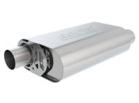Borla - Borla 400853 Borla CrateMuffler BBC 396 2.5 inch Offset/Offset 14in x 4.35in x 9in Oval Muffler - Image 4