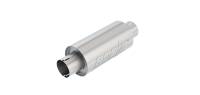 Borla 401342 Borla Universal Resonator Option 2.75in Center/Center 5in Round x 10in - Notched Neck