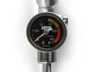 NOS - BHHV 16137ABNOS NOS 10 lb. Bottle Super Hi-Flow Valve Assembly with Siphon Tube and Black Gauge - Image 2