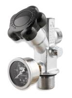 BHHV 16137BNOS NOS Super Hi-Flo Bottle Valve with Black Face Gauge