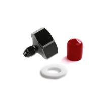 BHHV 16221NOS NOS Black T7075 aluminum 4AN-660 Bottle Nut Adapter