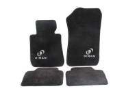 GFBV D701-DNBW2711-4C-BLK Dinan Signature Floor Mats - 2012-2018 BMW 6-Series - Fits select 2012-2018 BMW models