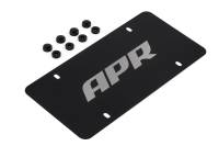 HJQF A1000015 APR License Plate - Silver on Black