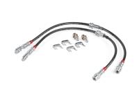 HJQF BRK00050 APR Braided Stainless Steel Brake Lines (Set of 2) - Front - Fits select 2015-2026 Volkswagen, Audi applications