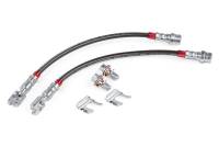 HJQF BRK00053 APR Braided Stainless Steel Brake Lines (Set of 2) - Rear - Fits select 2009-2026 Volkswagen models