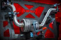 APR - HJQF CBK0007 APR Catback Exhaust System (w/ Front Muffler) - GTI (MK7.5) - Image 13