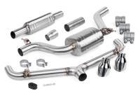 HJQF CBK0008 APR Catback Exhaust System (w/ Front Muffler) - GTI (MK7) - Fits 2015-2017 Volkswagen GTI