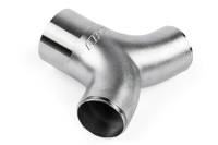 HJQF EXH0101 APR Cast Stainless Steel Y Splitter - 76mm (3") to Dual 63.5mm (2.5")
