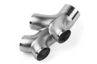 APR - HJQF EXH0146 APR Cast Stainless Steel Double Y Splitter - 76mm (3") to Quad 63.5mm (2.5") - Image 4