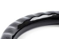 APR - HJQF MS100202 APR Steering Wheel - Carbon Fiber & Perforated Leather; MK7 Golf R Silver (For use with Paddles) - Fits 2015-2026 Volkswagen Jetta, GTI, Golf R - Image 2