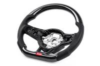 APR - HJQF MS100202 APR Steering Wheel - Carbon Fiber & Perforated Leather; MK7 Golf R Silver (For use with Paddles) - Fits 2015-2026 Volkswagen Jetta, GTI, Golf R - Image 4