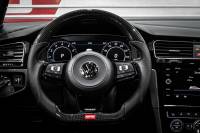 APR - HJQF MS100202 APR Steering Wheel - Carbon Fiber & Perforated Leather; MK7 Golf R Silver (For use with Paddles) - Fits 2015-2026 Volkswagen Jetta, GTI, Golf R - Image 5