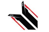 HJQF PM100332 APR Sideburns - Black APR / Red Stripe