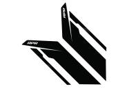 HJQF PM100344 APR Sideburns - Black APR / Black Stripe