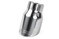 APR - HJQF TPK0006 APR Double-Walled 3.5" Slash-Cut Tips (Polished Silver) - Set of 2 - Image 3