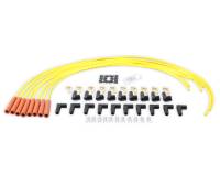 ACCEL 4038 SuperStock 4000 Series V8 Wires, Copper Core, 8mm Yellow w/Orange Straight Boots