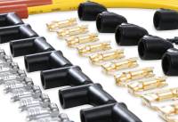 ACCEL - ACCEL 4040 Spark Plug Wire Set - 8mm - Yellow with Orange Straight Boots - Image 2