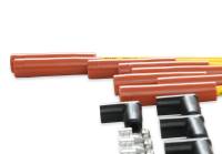 ACCEL - ACCEL 4040 Spark Plug Wire Set - 8mm - Yellow with Orange Straight Boots - Image 3