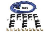 ACCEL 4040B Spark Plug Wire Set- 8mm - Blue Wire with Blue Straight Boots