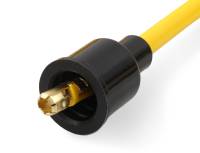 ACCEL - ACCEL 4041 Spark Plug Wire Set - 8mm - Yellow with Orange 90 Deg Boots - Image 3