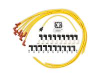 ACCEL - ACCEL 4041 Spark Plug Wire Set - 8mm - Yellow with Orange 90 Deg Boots - Image 4