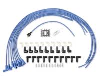 ACCEL 4041B Spark Plug Wire Set- 8mm - Blue Wire with Blue 90 Deg Boots