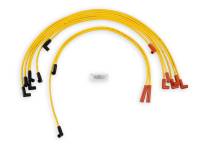 ACCEL 4049 Spark Plug Wire Set- 8mm- Super Stock- Graphite Core- HEI Style Boots- Yellow