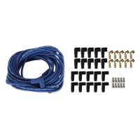 ACCEL 5041B Spark Plug Wire Set - 8mm - Universal - Blue Wire with Blue 90 Deg Boots