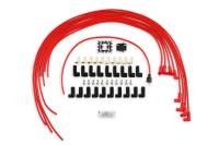 ACCEL 5041R Spark Plug Wire Set - 8mm - Universal - Red Wire with Red 90 Deg Boots